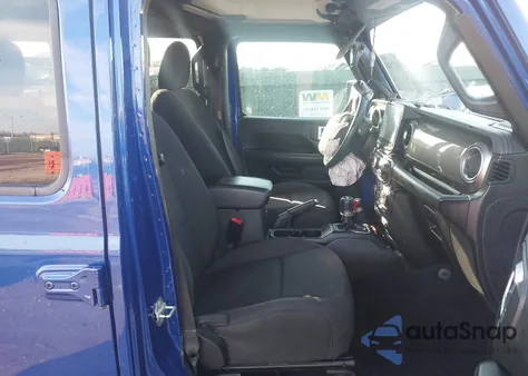 2020 Jeep Wrangler Unlimited Sahara z USA, uszkodzony, nr VIN 1C4HJXEN2LW221033